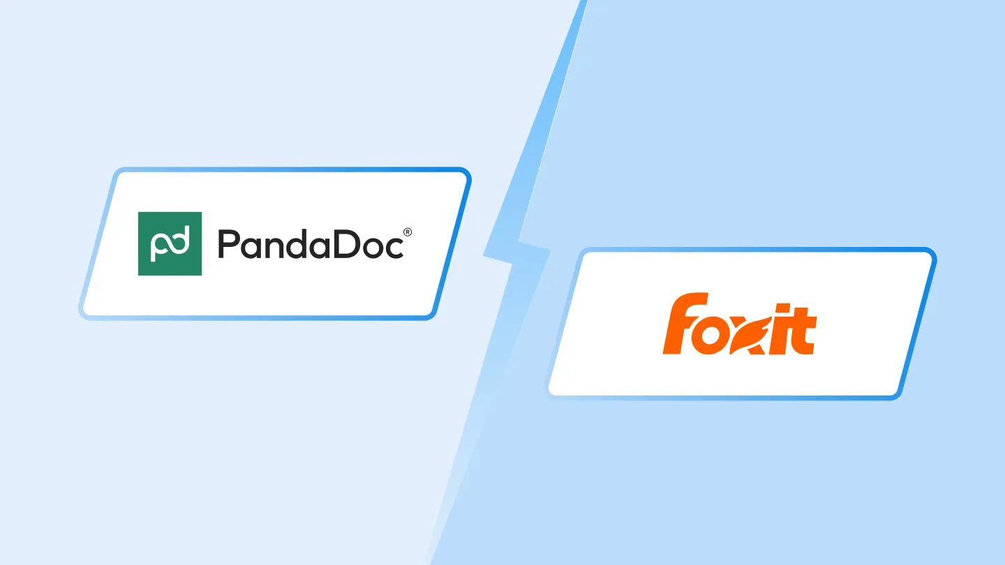 PandaDoc vs Foxit eSign